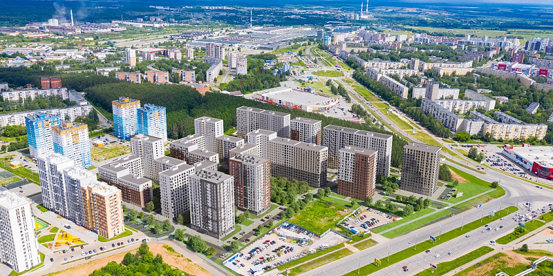 Норвежский лес, housing complex, Udmurtian Republic, Izhevsk, Tsvetochnaya Stree